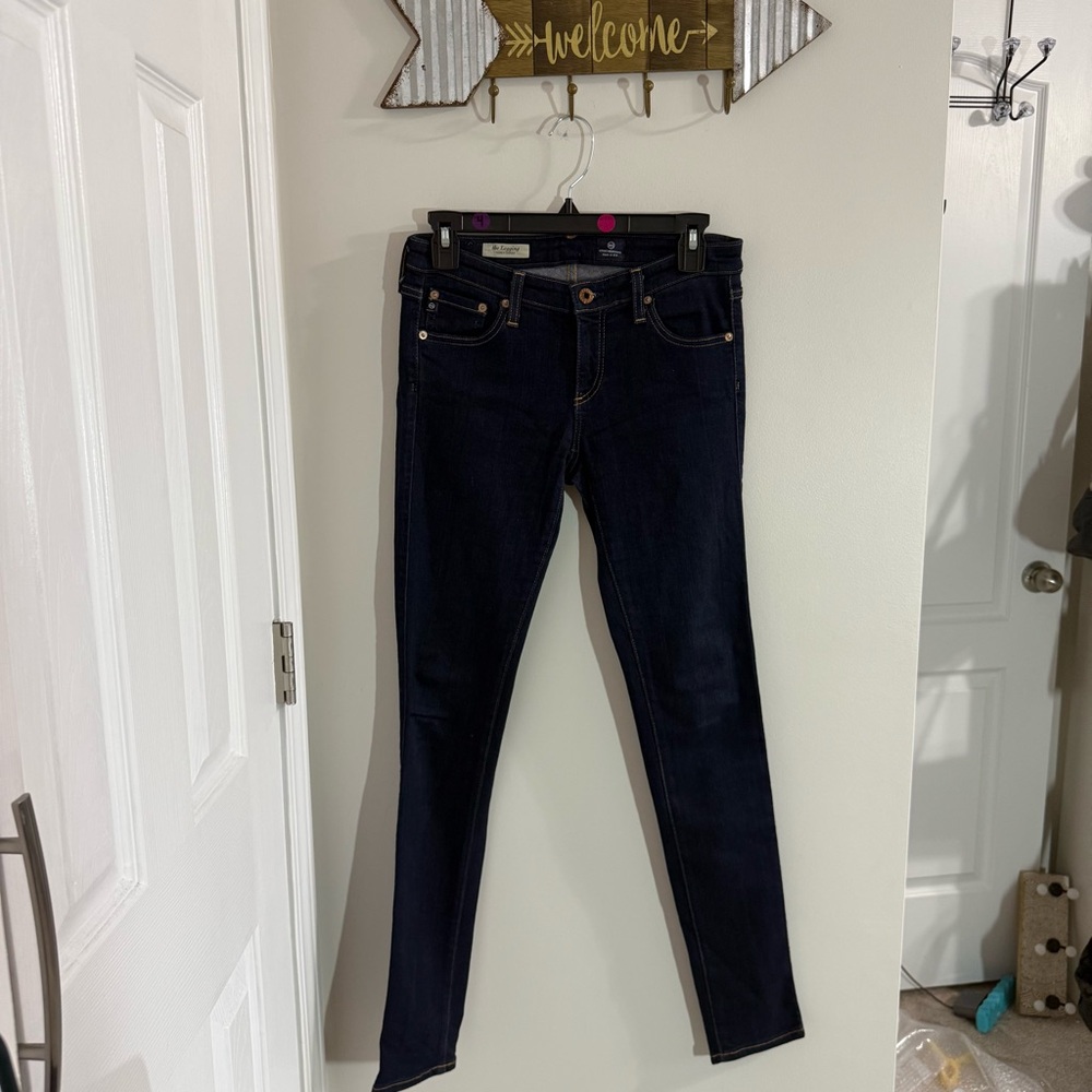 AG Adriano Goldschmied Dark Indigo Skinny Jeans Size 4 with 31” inseam